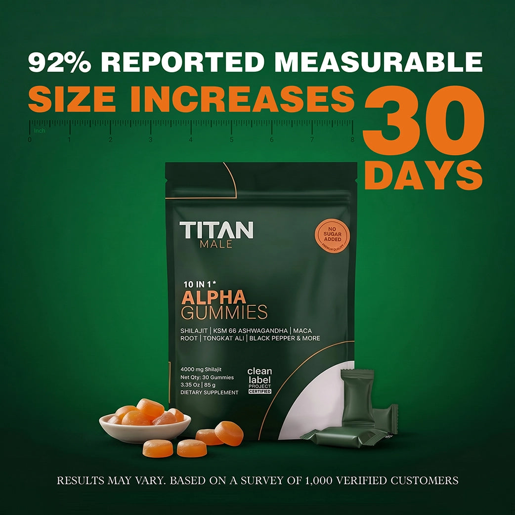 TITAN MALE™ | Get +3 Inches Longer & Rock Hard in 3 Weeks (SALE)